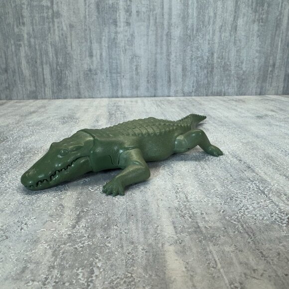 PLAYMOBIL Crocodile Alligator Green Creature Animal 1998 9” - Picture 3 of 10